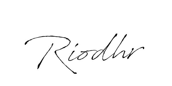 Design your own signature with our free online signature maker. With this signature software, you can create a handwritten (Antro_Vectra) signature for name Riodhr. Riodhr signature style 6 images and pictures png