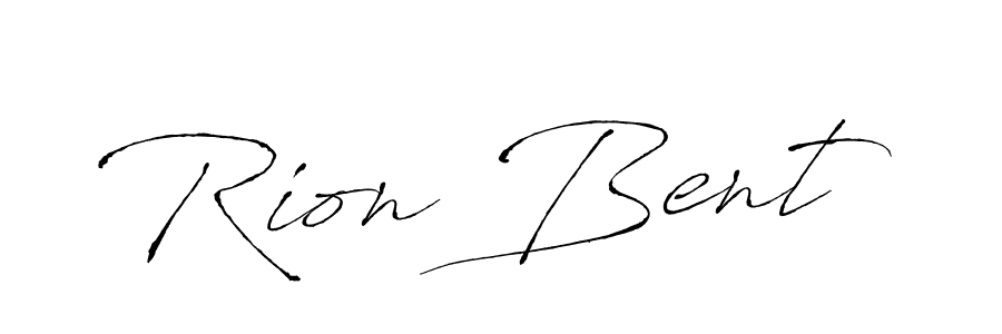 Design your own signature with our free online signature maker. With this signature software, you can create a handwritten (Antro_Vectra) signature for name Rion Bent. Rion Bent signature style 6 images and pictures png