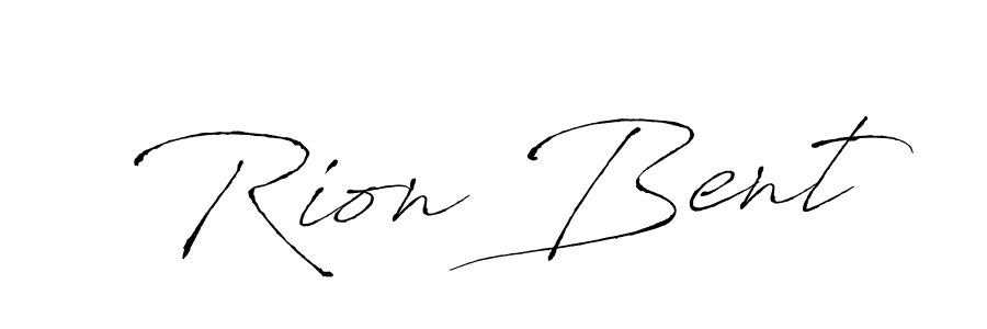 Use a signature maker to create a handwritten signature online. With this signature software, you can design (Antro_Vectra) your own signature for name Rion Bent. Rion Bent signature style 6 images and pictures png