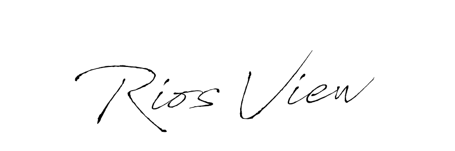 Also You can easily find your signature by using the search form. We will create Rios View name handwritten signature images for you free of cost using Antro_Vectra sign style. Rios View signature style 6 images and pictures png