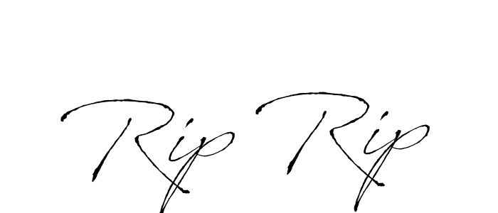 How to make Rip Rip name signature. Use Antro_Vectra style for creating short signs online. This is the latest handwritten sign. Rip Rip signature style 6 images and pictures png