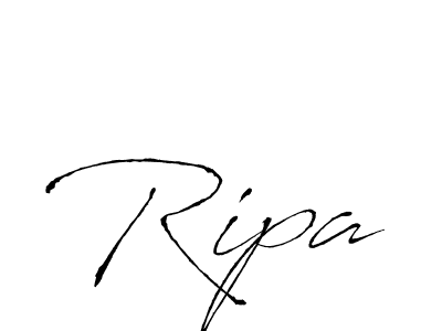 Use a signature maker to create a handwritten signature online. With this signature software, you can design (Antro_Vectra) your own signature for name Ripa. Ripa signature style 6 images and pictures png