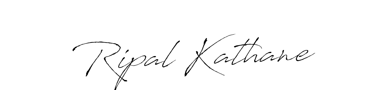 Use a signature maker to create a handwritten signature online. With this signature software, you can design (Antro_Vectra) your own signature for name Ripal Kathane. Ripal Kathane signature style 6 images and pictures png