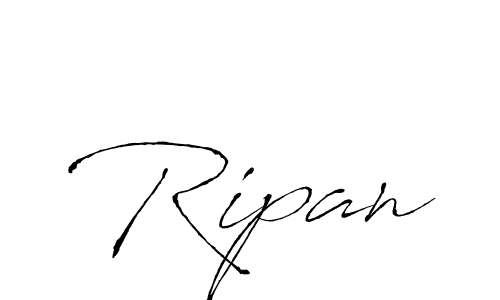 Design your own signature with our free online signature maker. With this signature software, you can create a handwritten (Antro_Vectra) signature for name Ripan. Ripan signature style 6 images and pictures png