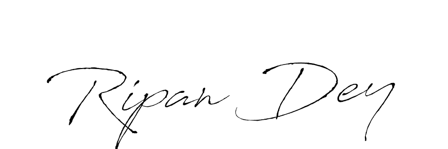 Use a signature maker to create a handwritten signature online. With this signature software, you can design (Antro_Vectra) your own signature for name Ripan Dey. Ripan Dey signature style 6 images and pictures png
