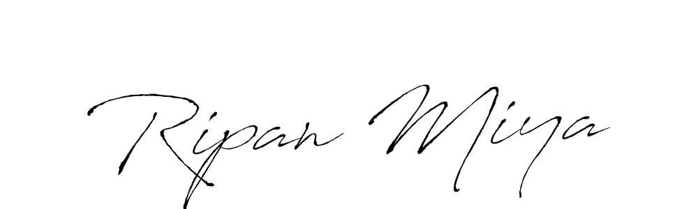 How to make Ripan Miya signature? Antro_Vectra is a professional autograph style. Create handwritten signature for Ripan Miya name. Ripan Miya signature style 6 images and pictures png