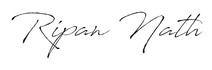 Also we have Ripan Nath name is the best signature style. Create professional handwritten signature collection using Antro_Vectra autograph style. Ripan Nath signature style 6 images and pictures png