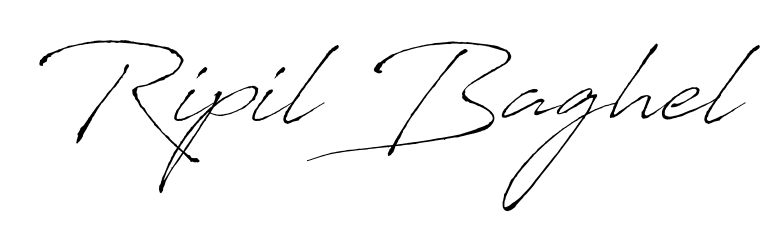 Once you've used our free online signature maker to create your best signature Antro_Vectra style, it's time to enjoy signing your documents with Ripil Baghel name. Ripil Baghel signature style 6 images and pictures png