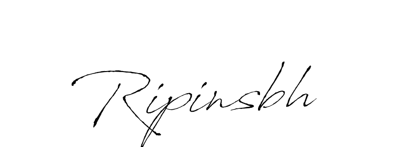 Also we have Ripinsbh name is the best signature style. Create professional handwritten signature collection using Antro_Vectra autograph style. Ripinsbh signature style 6 images and pictures png