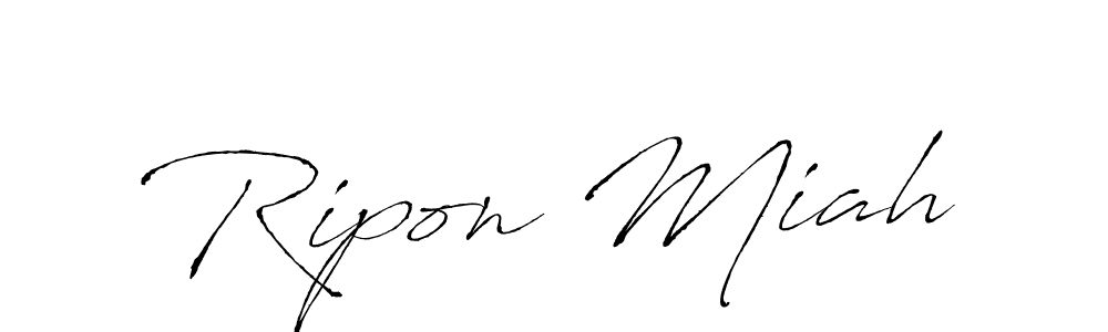 if you are searching for the best signature style for your name Ripon Miah. so please give up your signature search. here we have designed multiple signature styles  using Antro_Vectra. Ripon Miah signature style 6 images and pictures png