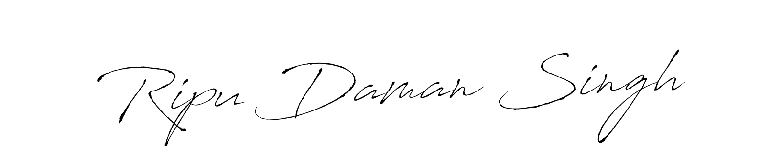 Make a short Ripu Daman Singh signature style. Manage your documents anywhere anytime using Antro_Vectra. Create and add eSignatures, submit forms, share and send files easily. Ripu Daman Singh signature style 6 images and pictures png