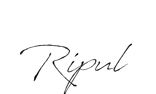 How to make Ripul signature? Antro_Vectra is a professional autograph style. Create handwritten signature for Ripul name. Ripul signature style 6 images and pictures png