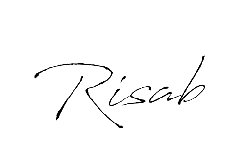 How to make Risab signature? Antro_Vectra is a professional autograph style. Create handwritten signature for Risab name. Risab signature style 6 images and pictures png