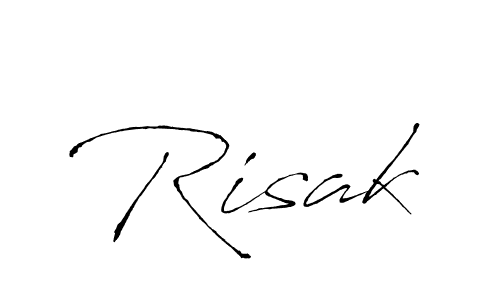 Similarly Antro_Vectra is the best handwritten signature design. Signature creator online .You can use it as an online autograph creator for name Risak. Risak signature style 6 images and pictures png