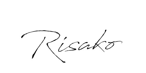 How to make Risako name signature. Use Antro_Vectra style for creating short signs online. This is the latest handwritten sign. Risako signature style 6 images and pictures png
