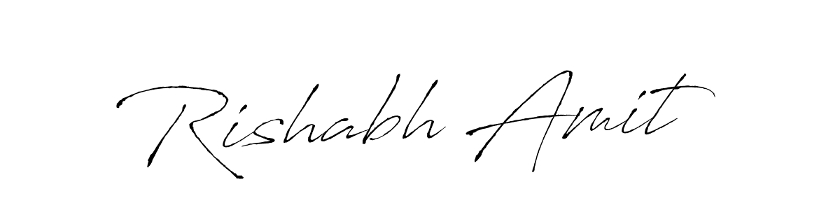 Similarly Antro_Vectra is the best handwritten signature design. Signature creator online .You can use it as an online autograph creator for name Rishabh Amit. Rishabh Amit signature style 6 images and pictures png
