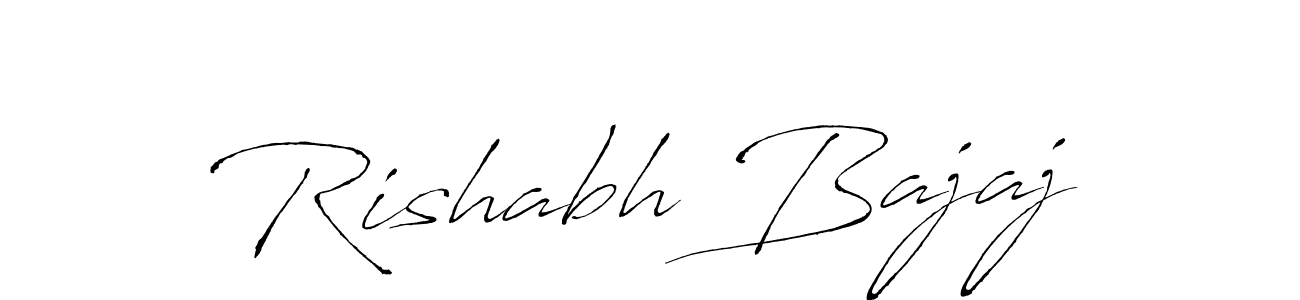 Design your own signature with our free online signature maker. With this signature software, you can create a handwritten (Antro_Vectra) signature for name Rishabh Bajaj. Rishabh Bajaj signature style 6 images and pictures png