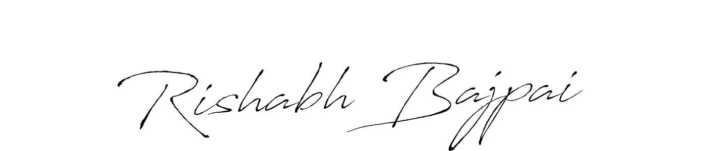 How to make Rishabh Bajpai signature? Antro_Vectra is a professional autograph style. Create handwritten signature for Rishabh Bajpai name. Rishabh Bajpai signature style 6 images and pictures png