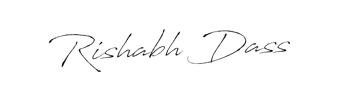 How to make Rishabh Dass signature? Antro_Vectra is a professional autograph style. Create handwritten signature for Rishabh Dass name. Rishabh Dass signature style 6 images and pictures png