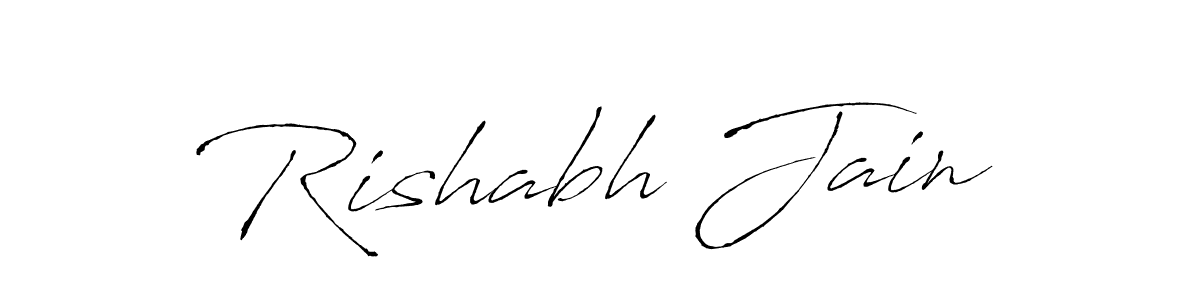 Make a beautiful signature design for name Rishabh Jain. Use this online signature maker to create a handwritten signature for free. Rishabh Jain signature style 6 images and pictures png