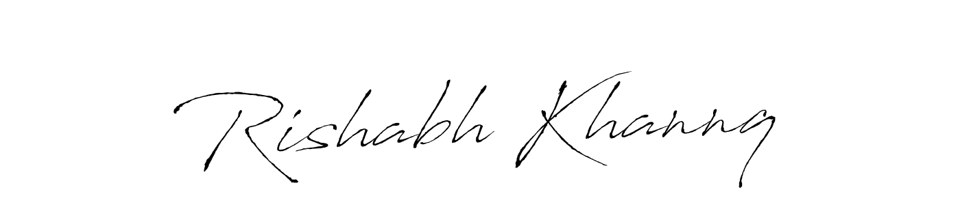 Rishabh Khannq stylish signature style. Best Handwritten Sign (Antro_Vectra) for my name. Handwritten Signature Collection Ideas for my name Rishabh Khannq. Rishabh Khannq signature style 6 images and pictures png