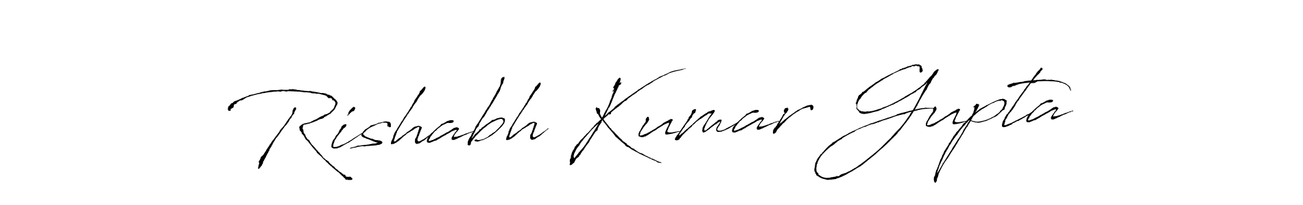 Make a short Rishabh Kumar Gupta signature style. Manage your documents anywhere anytime using Antro_Vectra. Create and add eSignatures, submit forms, share and send files easily. Rishabh Kumar Gupta signature style 6 images and pictures png