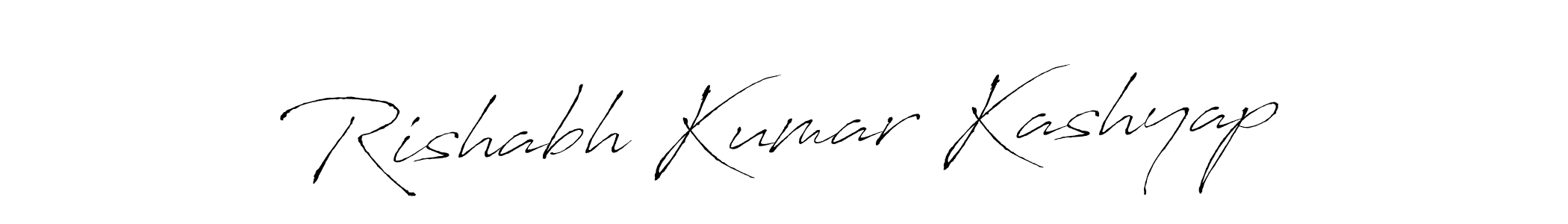 Design your own signature with our free online signature maker. With this signature software, you can create a handwritten (Antro_Vectra) signature for name Rishabh Kumar Kashyap. Rishabh Kumar Kashyap signature style 6 images and pictures png