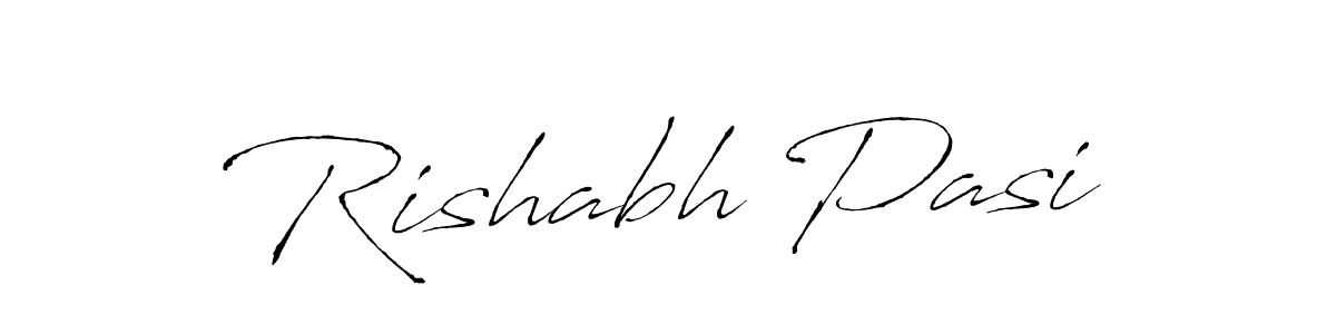 Rishabh Pasi stylish signature style. Best Handwritten Sign (Antro_Vectra) for my name. Handwritten Signature Collection Ideas for my name Rishabh Pasi. Rishabh Pasi signature style 6 images and pictures png