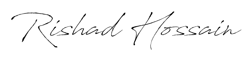 It looks like you need a new signature style for name Rishad Hossain. Design unique handwritten (Antro_Vectra) signature with our free signature maker in just a few clicks. Rishad Hossain signature style 6 images and pictures png