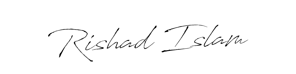 Antro_Vectra is a professional signature style that is perfect for those who want to add a touch of class to their signature. It is also a great choice for those who want to make their signature more unique. Get Rishad Islam name to fancy signature for free. Rishad Islam signature style 6 images and pictures png