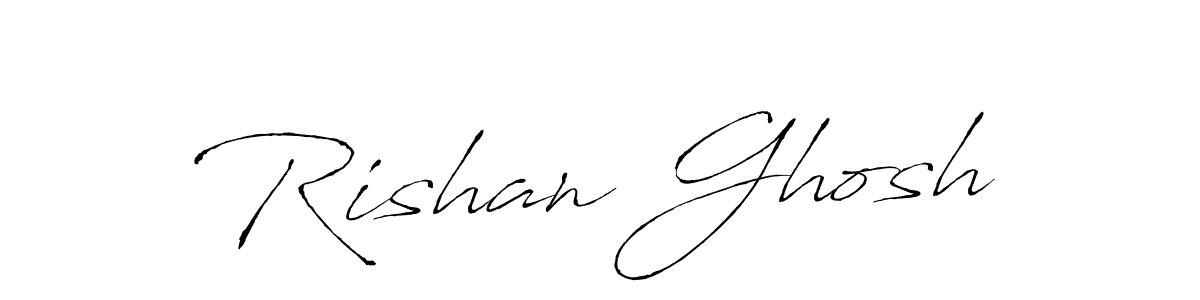 Similarly Antro_Vectra is the best handwritten signature design. Signature creator online .You can use it as an online autograph creator for name Rishan Ghosh. Rishan Ghosh signature style 6 images and pictures png