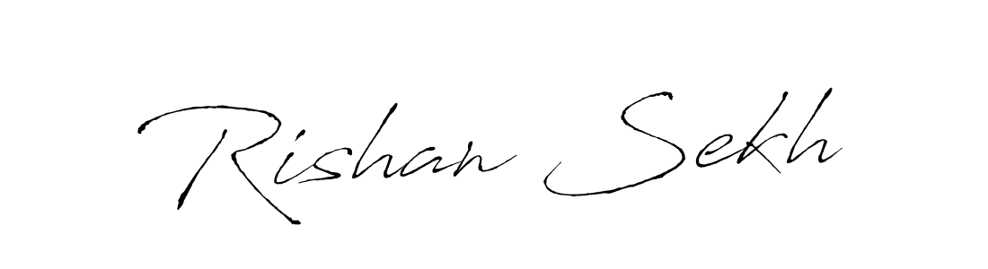 You should practise on your own different ways (Antro_Vectra) to write your name (Rishan Sekh) in signature. don't let someone else do it for you. Rishan Sekh signature style 6 images and pictures png