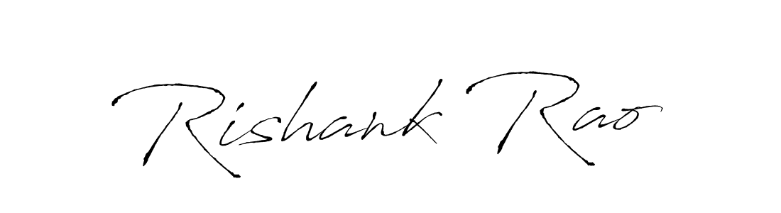 Rishank Rao stylish signature style. Best Handwritten Sign (Antro_Vectra) for my name. Handwritten Signature Collection Ideas for my name Rishank Rao. Rishank Rao signature style 6 images and pictures png