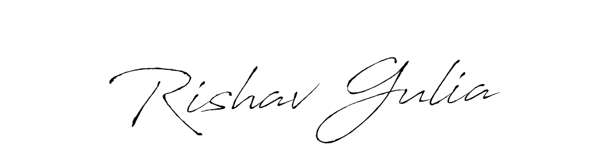 if you are searching for the best signature style for your name Rishav Gulia. so please give up your signature search. here we have designed multiple signature styles  using Antro_Vectra. Rishav Gulia signature style 6 images and pictures png