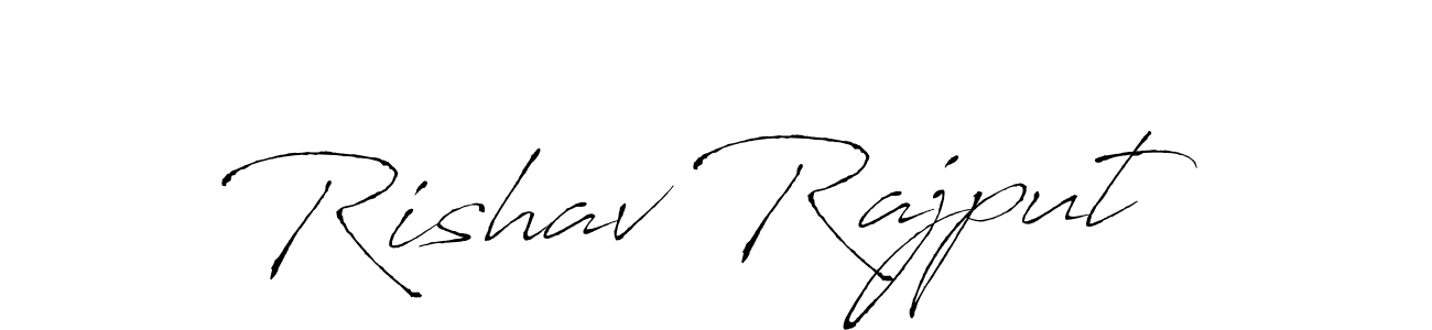 Create a beautiful signature design for name Rishav Rajput. With this signature (Antro_Vectra) fonts, you can make a handwritten signature for free. Rishav Rajput signature style 6 images and pictures png