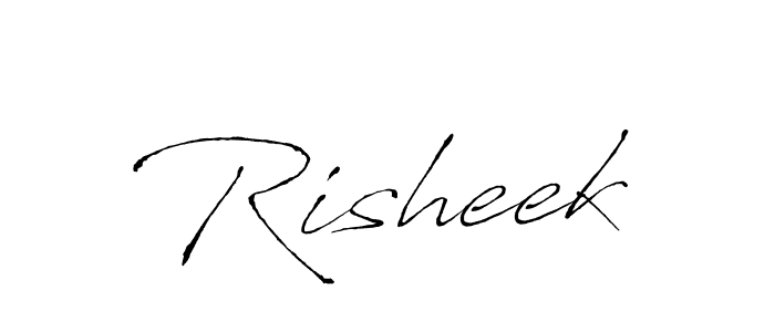 Antro_Vectra is a professional signature style that is perfect for those who want to add a touch of class to their signature. It is also a great choice for those who want to make their signature more unique. Get Risheek name to fancy signature for free. Risheek signature style 6 images and pictures png