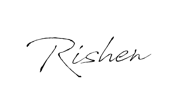 How to Draw Rishen signature style? Antro_Vectra is a latest design signature styles for name Rishen. Rishen signature style 6 images and pictures png
