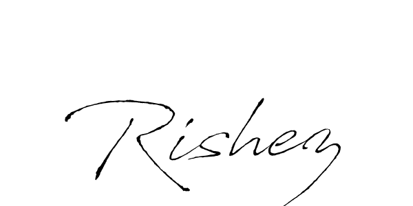 You can use this online signature creator to create a handwritten signature for the name Rishez. This is the best online autograph maker. Rishez signature style 6 images and pictures png