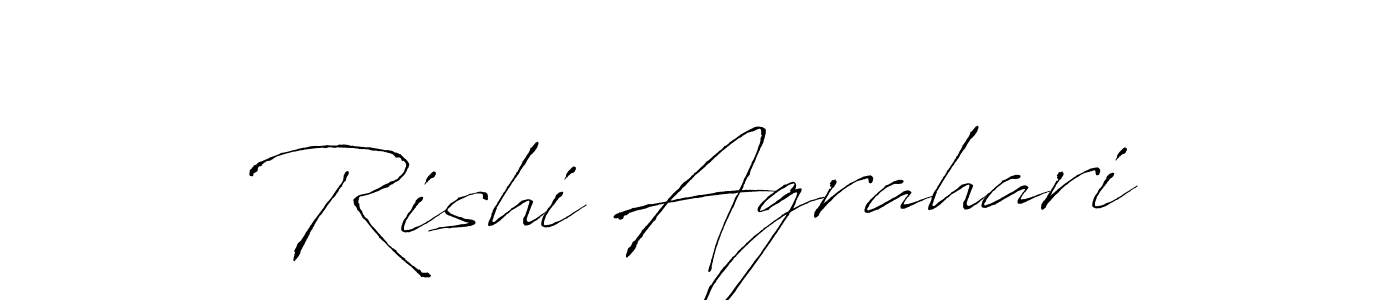 The best way (Antro_Vectra) to make a short signature is to pick only two or three words in your name. The name Rishi Agrahari include a total of six letters. For converting this name. Rishi Agrahari signature style 6 images and pictures png