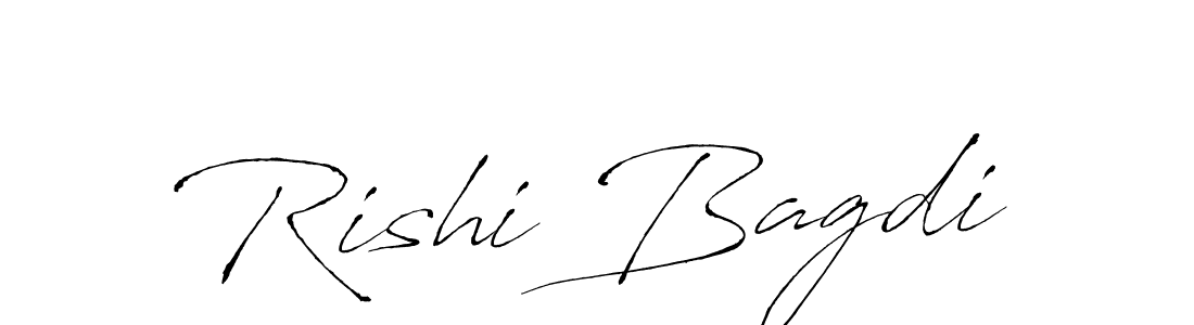 It looks lik you need a new signature style for name Rishi Bagdi. Design unique handwritten (Antro_Vectra) signature with our free signature maker in just a few clicks. Rishi Bagdi signature style 6 images and pictures png