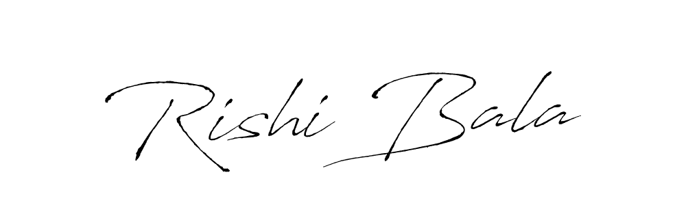 Design your own signature with our free online signature maker. With this signature software, you can create a handwritten (Antro_Vectra) signature for name Rishi Bala. Rishi Bala signature style 6 images and pictures png