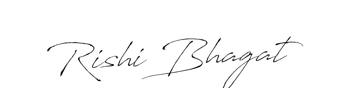 Design your own signature with our free online signature maker. With this signature software, you can create a handwritten (Antro_Vectra) signature for name Rishi Bhagat. Rishi Bhagat signature style 6 images and pictures png