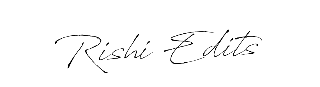 You should practise on your own different ways (Antro_Vectra) to write your name (Rishi Edits) in signature. don't let someone else do it for you. Rishi Edits signature style 6 images and pictures png