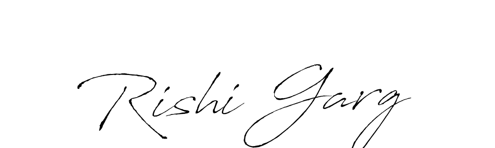 Rishi Garg stylish signature style. Best Handwritten Sign (Antro_Vectra) for my name. Handwritten Signature Collection Ideas for my name Rishi Garg. Rishi Garg signature style 6 images and pictures png