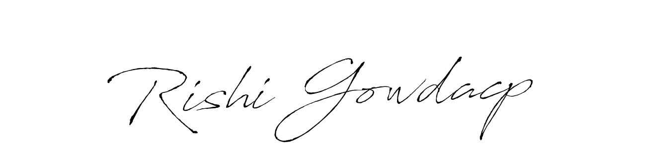 Use a signature maker to create a handwritten signature online. With this signature software, you can design (Antro_Vectra) your own signature for name Rishi Gowdacp. Rishi Gowdacp signature style 6 images and pictures png