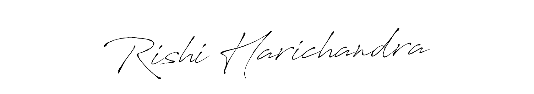 Design your own signature with our free online signature maker. With this signature software, you can create a handwritten (Antro_Vectra) signature for name Rishi Harichandra. Rishi Harichandra signature style 6 images and pictures png