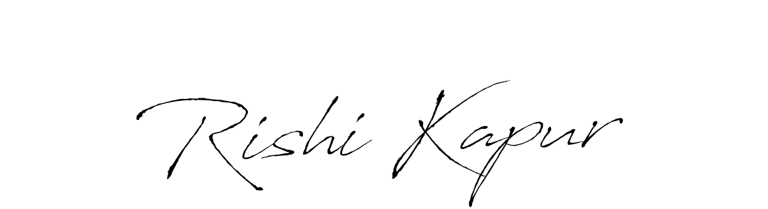 Antro_Vectra is a professional signature style that is perfect for those who want to add a touch of class to their signature. It is also a great choice for those who want to make their signature more unique. Get Rishi Kapur name to fancy signature for free. Rishi Kapur signature style 6 images and pictures png