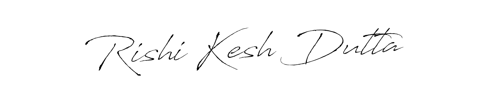 How to make Rishi Kesh Dutta name signature. Use Antro_Vectra style for creating short signs online. This is the latest handwritten sign. Rishi Kesh Dutta signature style 6 images and pictures png