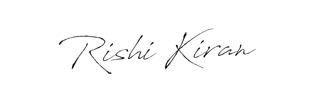 Rishi Kiran stylish signature style. Best Handwritten Sign (Antro_Vectra) for my name. Handwritten Signature Collection Ideas for my name Rishi Kiran. Rishi Kiran signature style 6 images and pictures png