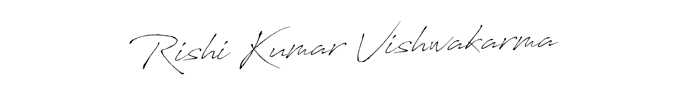 Use a signature maker to create a handwritten signature online. With this signature software, you can design (Antro_Vectra) your own signature for name Rishi Kumar Vishwakarma. Rishi Kumar Vishwakarma signature style 6 images and pictures png